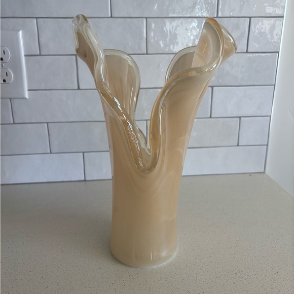 Vtg Murano Vetro Eseguito Secondo La Tecnica Dei Maestri Di Art Glass Lily Vase - Picture 5 of 9